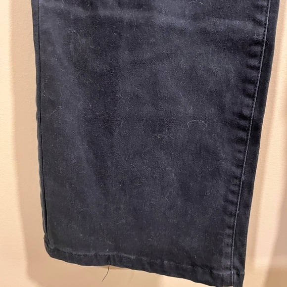 Vintage TOMMY HILFIGER JEANS Y2K Snap Button Fly Bootcut Black Size 8 Preppy - Picture 7 of 11